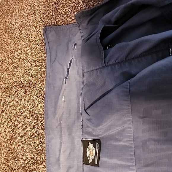 Vintage harley davidson button down navy short sleeved shirt - Picture 6 of 10